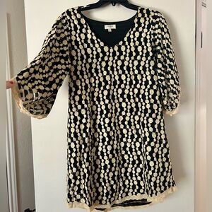 Black & Cream Umgee Dress